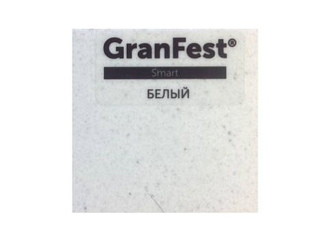 Мойка кухонная Granfest GF - P780K, 775х506х170мм, белый 331, искусственный камень, в комплекте