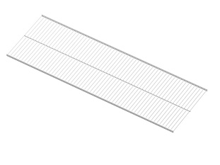 ARISTO Полка проволочная, серия 360, L=900, белый Art. WA0287.VP090.WH0PC.RA