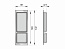 Дополнительный широкий блок-лоток BLOKI PC13/W/157x430, белый, Boyard