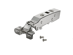 Петля для ал. профиля толщиной до 32 мм Sensys 8661 Alu TA32 накладная 95*, без пружины, с шурупами Art. 9091221, Hettich