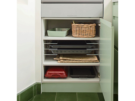 Держатель для противней ИзиПлейс, 140x360x125 мм с хромированным покрытием, Art. 2345160005, Kessebohmer