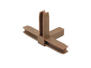 Уголок сборочный 4d, шампань, Алюмформ