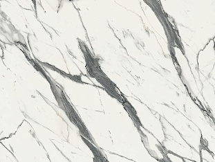 Компакт-плита HPL Compact Gentas 5657-CARRARA 3050*647*12 мм (двусторонняя, черное основание) overlay