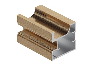 ARISTO Вертикальный профиль Fusion 4 в 1, золото крацованное 5,4 FA0413.VP540.GLBAN.CJ