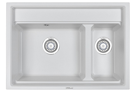 Мойка кухонная Granula KS-7302, 730х510х245мм, арктик , искусственный камень