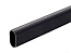 Штанга овальная 30х15x3000х0,7мм, сталь, черный матовый