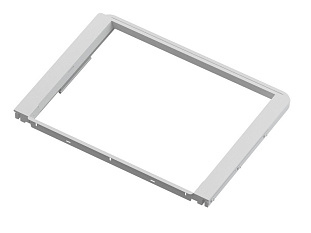 ARISTO Рамка для фасада, серия 460, L=607, Дерево белое, белый Art. WD0424.VP607.WH0PC.RU