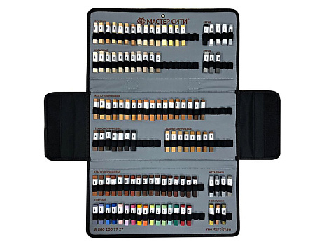 Воск мягкий Мастер Сити, набор 110 цветов в чемодане
