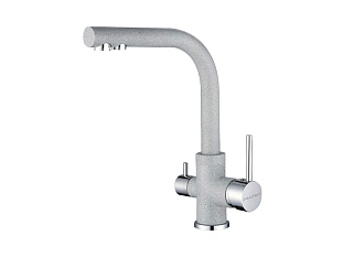 Смеситель для кухни ESSEN, серый, 213011-310, Paulmark