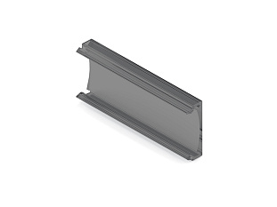 Aristo Рассеиватель полки с подсветкой vA 2,7, чёрный матовый DE0251.AP270.BKM00.CS
