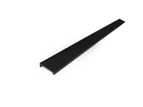 Ручка мебельная, торцевая ВОЛКОДАВ, 320/396 мм, черный матовый