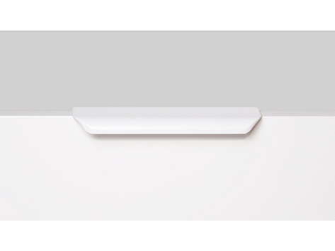 Ручка мебельная, торцевая MONTE RT110W.1/128/150, 128 / 150мм, белый, Boyard