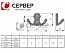 Крючок металлический K203CP, хром, Китай