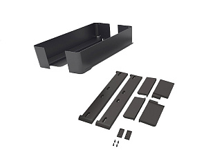 Полка внутренняя выдвижная 450 мм, Конеро, H 72, без дна, передней и задней стенок, 1 шт, цвет ЧЕРНЫЙ Art. 2383887021, Kessebohmer