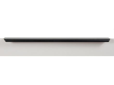 Ручка-профиль, торцевая MONTE RT110, 256x2 / 600 мм, алюминий, черный, Boyard