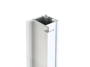 Ручка-профиль, Gola верт. оконечный, 4,5 м, белый (для 16мм ДСП), Россия