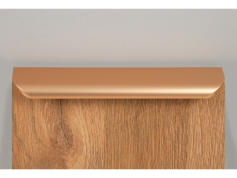 Ручка мебельная, торцевая MONTE RT110SG.1/160/200, 160 / 200 мм, золото, Boyard