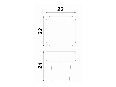 Ручка мебельная, кнопка GASPAR RC022MBSG.4, матовое брашированное сатиновое золото, Boyard