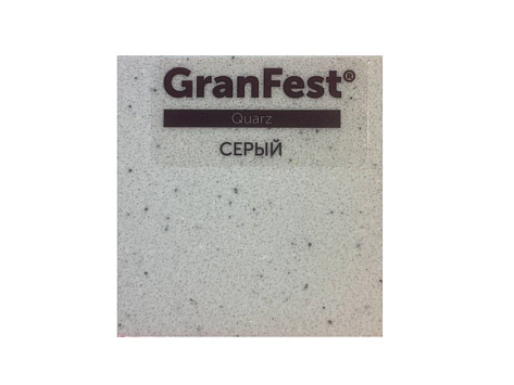 Мойка кухонная Granfest Quarz GF - Z78, 740х480х180мм, серый, искусственный камень