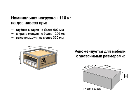 Навес CMR 807 в комплекте (навес левый + правый, монтажные планки, заглушки), цвет белый, LID