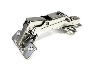 Петля накладная 165* с доводчиком, clip-on, с ответной планкой H=0