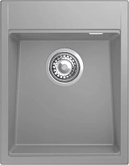 Мойка кухонная TESORO 405 1-чаш 400х510мм grigio metallizzato арт.TR-405 grigio metallizzato, Rivelato