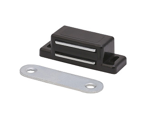 Защёлка магнитная, чёрная 115101BL