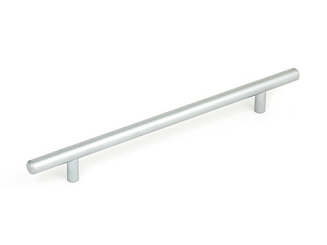 Ручка мебельная, рейлинговая, цельнолитая 160/220, матовый хром