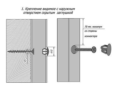 ЛОФТ НД каркасная система, Заглушка пластиковая под отверстие 10 мм, черный матовый