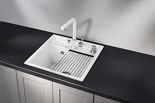 Мойка кухонная Granula KS-5002, 500х510х245мм, арктик , искусственный камень