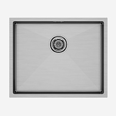 Мойка Paulmark  NEXT-540, 540х440мм, брашированная нерж.сталь, в комплекте