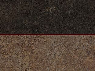 УЦЕНКА_Стеновая панель двухсторонняя 4100х640х8 F311 ST87 Керамика антрацит : F302 ST87 Ферро бронза , Гр.1-3, Ш, Egger*