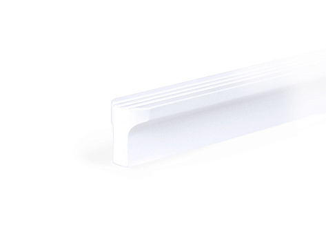 Ручка мебельная, накладная SHELL RS064W.4/128, 128 мм, белый, Boyard