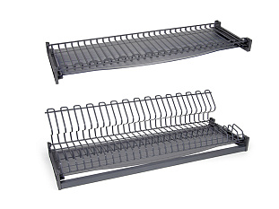 Сушилка для посуды с плоским прутком, графит STUDIO FL 16, SU09/900/GRPH, Boyard