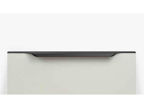 Ручка мебельная, торцевая TERA RT111BL.1/384/450, 384 / 450 мм, черный, Boyard