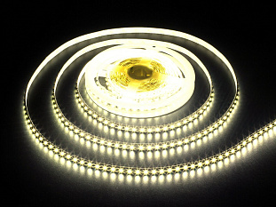 Светодиодная лента 120 диодов/м.п 2835 тепл. белый 12V, 9,6W/м.п., 1800-2160 Lm/m, IP20 нарезка