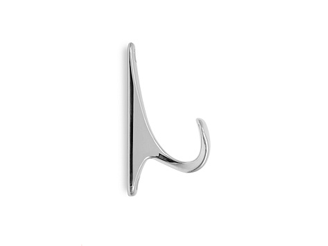 Крючок мебельный LUIS K102CP.2, однорожковый, хром полированный, Boyard