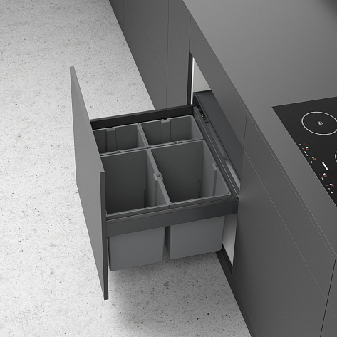 Рама системы сбора мусора AvanTech YOU Pull, NL400, KB500, Art. 9278339, Hettich