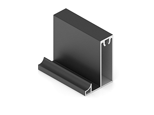 Aristo Slim line Рамка нижняя широкая черный матовый 2,7 AV0589.VP540.BKSPC.CJ/2