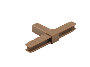 Уголок сборочный 3d прямой, шампань, Алюмформ