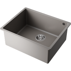 Мойка кухонная Omoikiri Bosen 54-U-GR, 540х439х220мм, Tetogranit/Leningrad grey, в комплекте