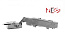 Петля NEO PROFI PUSH с эксц. рег. накладная 105* без пружины, clip-on, никель H961A02, BOYARD