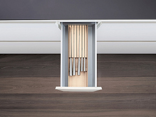 Лоток для ящика ФайнЛайн 300 мм/500 мм + держатель для ножей, ясень светлый, ROCKENHAUSEN, Art. 2373760378, Kessebohmer