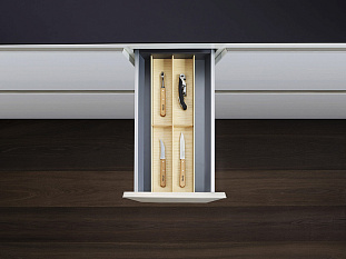 Лоток для ящика ФайнЛайн 300 мм/500 мм + делитель для приборов, ясень светлый, ROCKENHAUSEN, Art. 2373750378, Kessebohmer