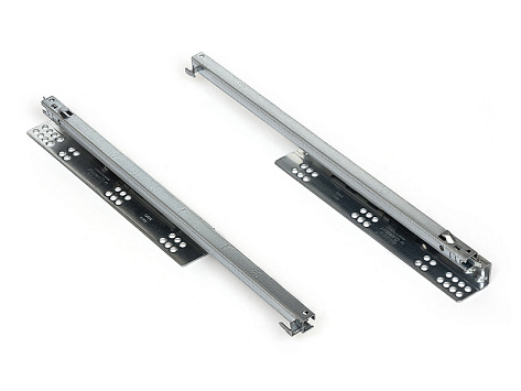 Скрытые направляющие SLIDEA частичного выдвижения с доводчиком, LOCK FIX, 300 мм, Samet