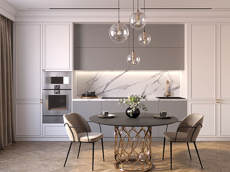 Столешница 3000х600х40 Calacatta Borghini 8101/Pt (1п/5), e2,  Slotex