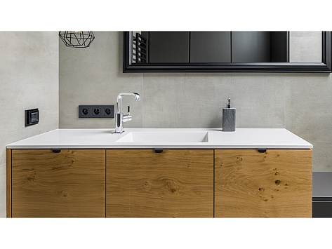 Ручка мебельная, торцевая МОНТЕ RT110BL.1/16, 16 / 40 мм, черный, Boyard