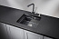 Мойка кухонная Granula KS-5501U, 550х450х195мм,Шварц, искусственный камень, в комплекте