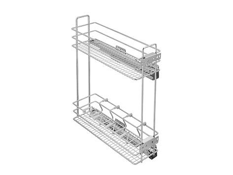 Разделитель для сетки бутылочницы 3200L в базу 200мм, сталь, покрытие хром, 3200LD, Kalibra