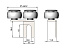 Комплект роликов для узкой алюминиевой системы Slim, премиум 09-127A/1.4/1.4